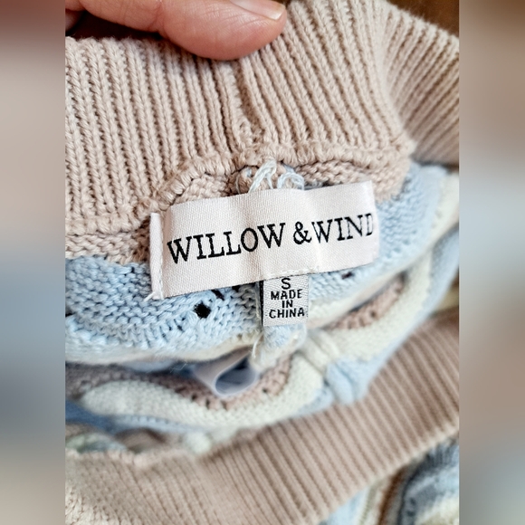 Women's Willoa and Wind Blue and Brown Cotton Set - Picture 2 of 7